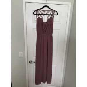 Ashy Plum maxi dress